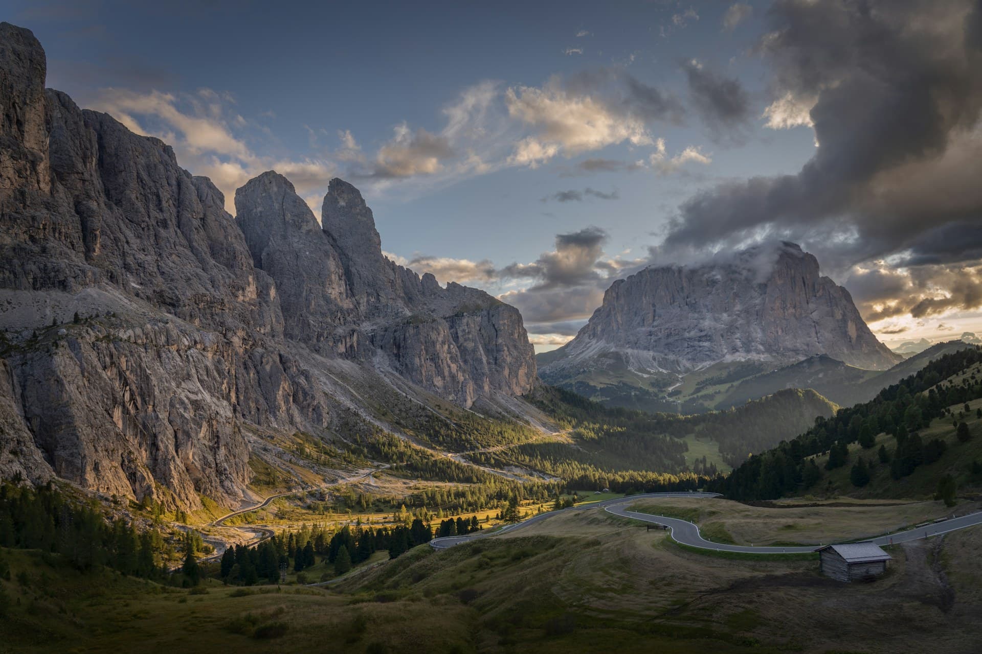 A luxury mountain villa with the Teton Range behind it