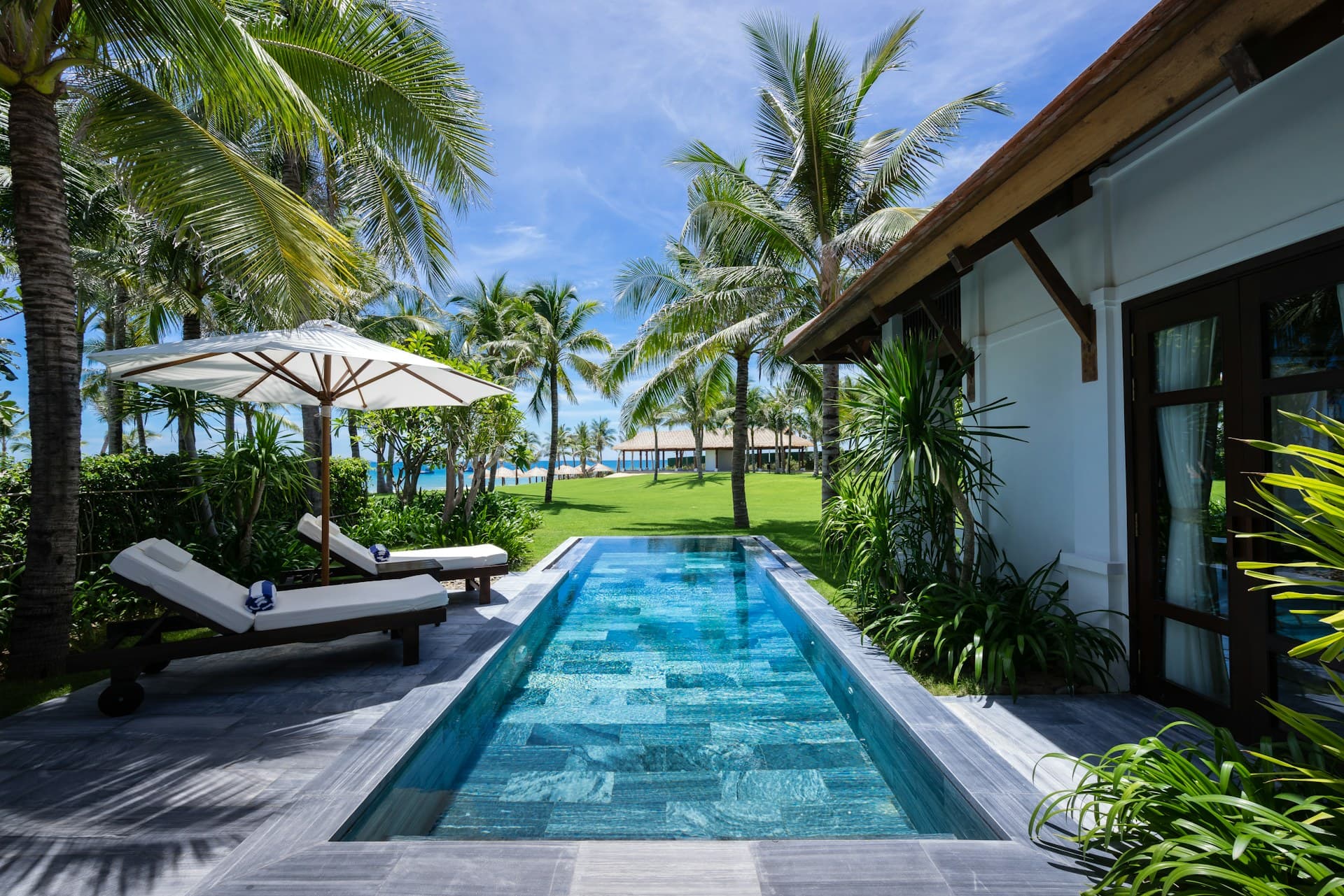 A family suite with a pool at a Wailea resort on Maui