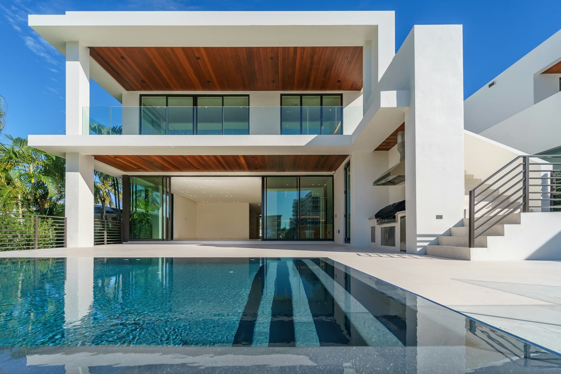 A private villa with a pool beside a working vineyard in Wine Country